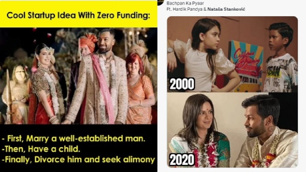 Hardik Pandya divorce netizens make fun of