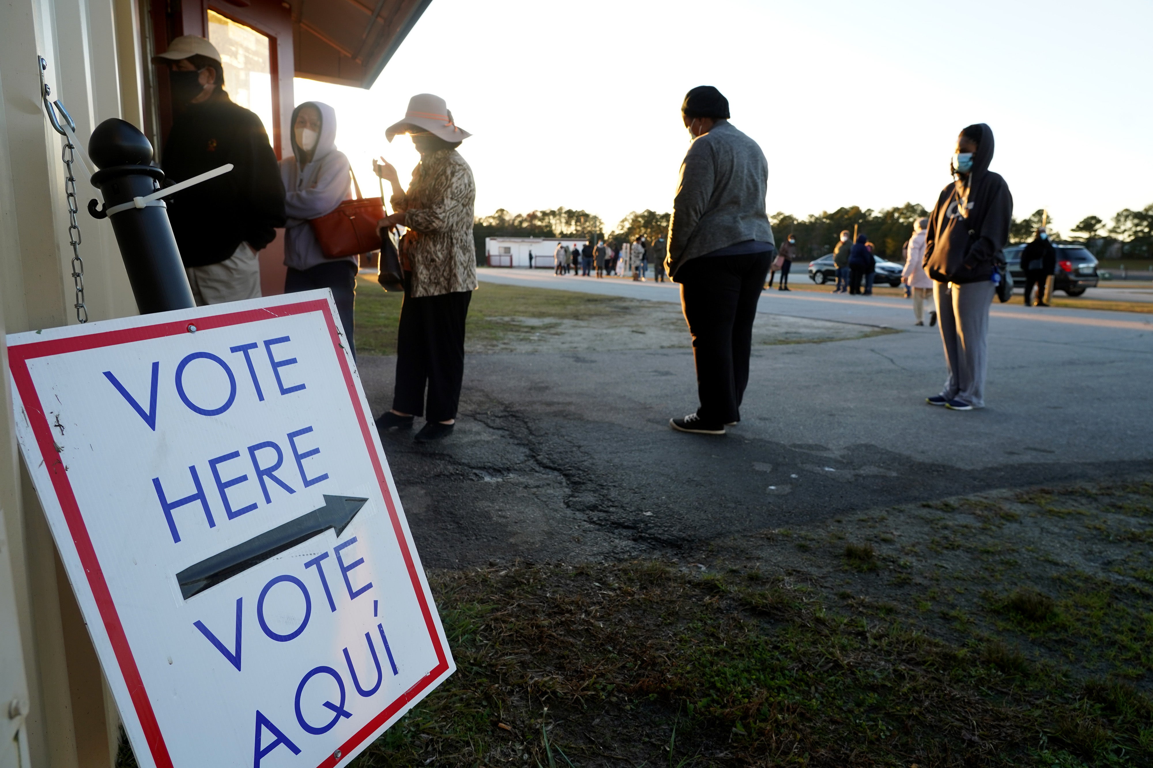 In 2020, people in Atlanta are lining up to vote.