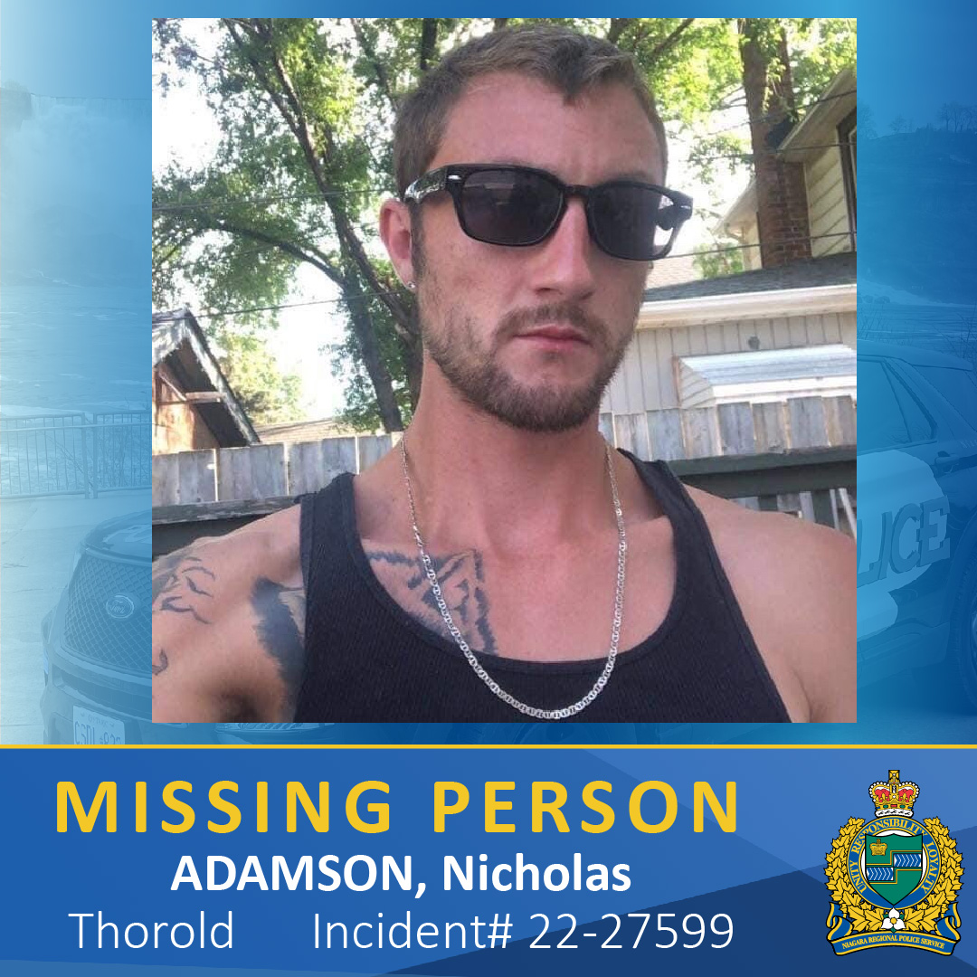 Missed person Nicholas Adamson